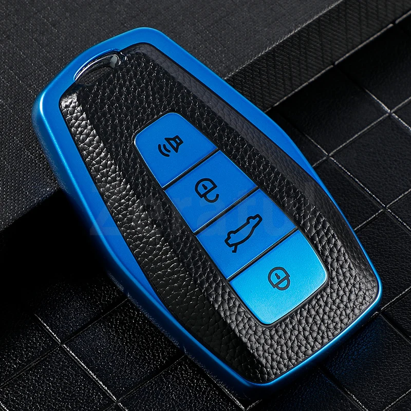 TPU Auto Key Protect Holder Shell for Geely Coolray Atlas Boyue NL3 Emgrand X7 EX7 SUV GT GC9 Borui Car Remote Key Case Cover