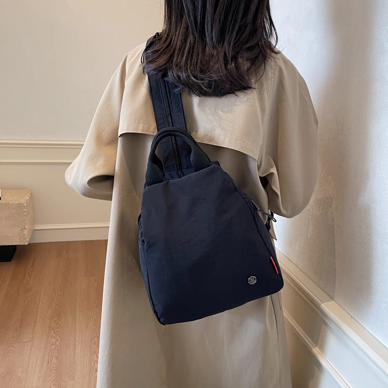 

Multi Functional Backpack Women Chest Bag Designer Travel Waterproof Soft Back Multiple Pockets New Hand-held Diagonal Cross Bag
