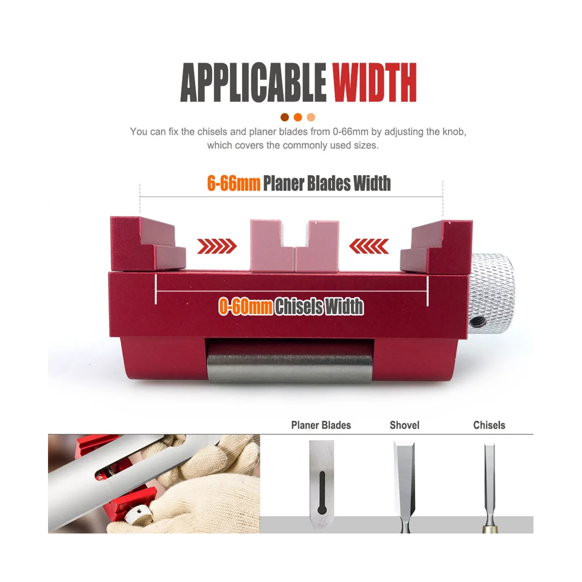 Guide d'affûtage d'angle pour burins, outil d'affûtage des bords, 0-2,25 pouces, rabot, calcul de burin plat, rapide