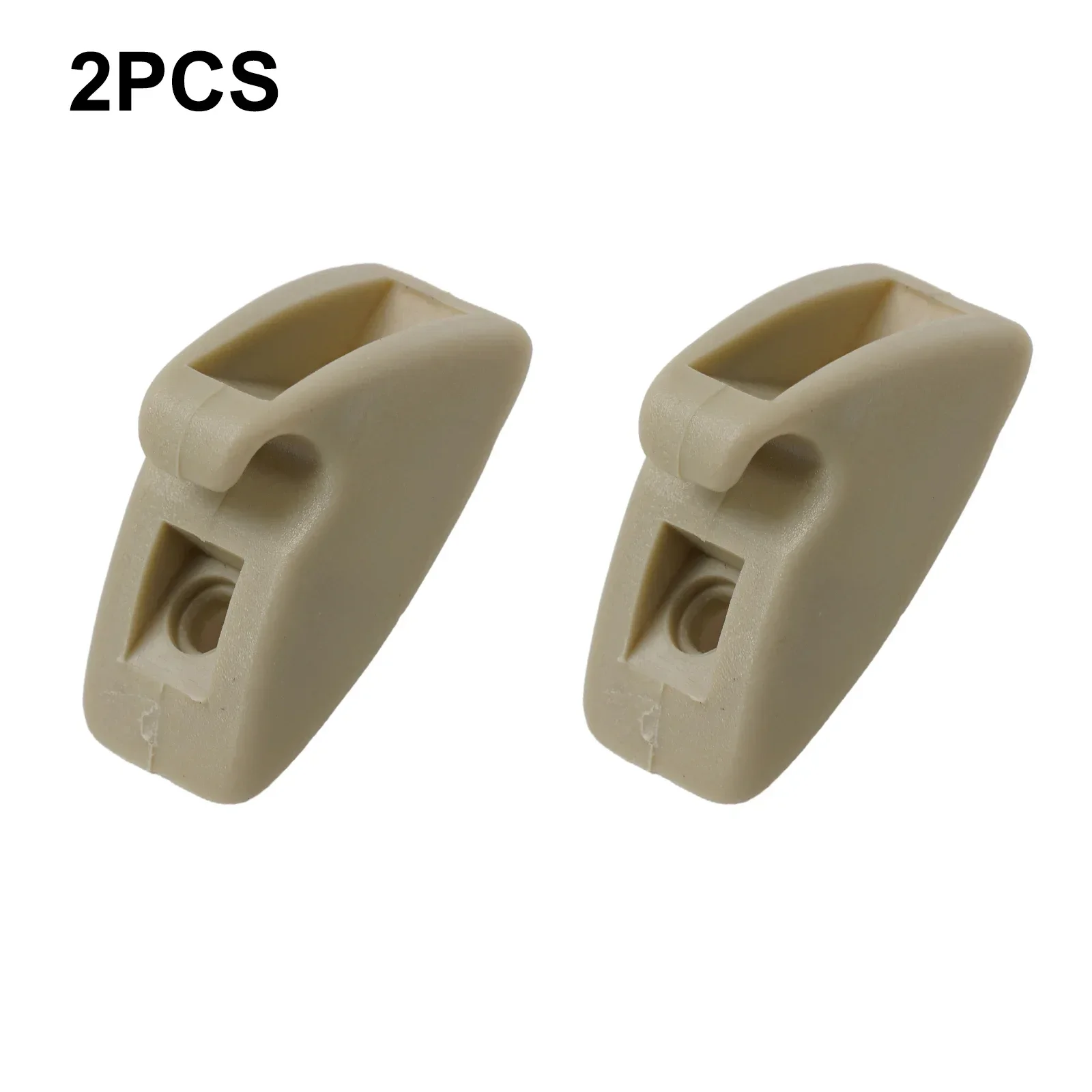 2pcs Sun Visor Support Clip Retainer Hanger For MK1 Beige 191857559 Front Left Right Good Replacement Easy Installation Handy