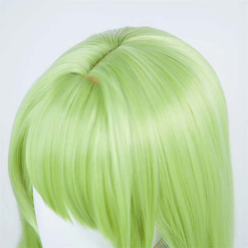 崩壊、スタードーム鉄道メビウス、女性コスウィッグ、模擬頭皮、グリーンウィッグ