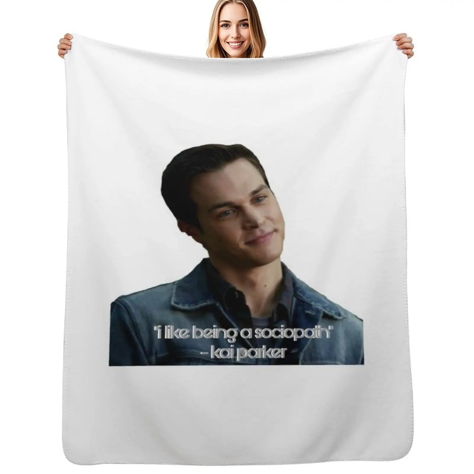 Kai Parker Throw Blanket Stain Resistant Cozy Warm Blanket