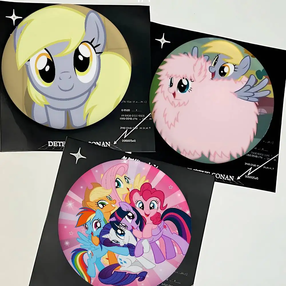 لطيف أنيمي بلدي L-little-P-ponyS Kawaii شارة دبابيس لصديق ، حقيبة الظهر ، الملابس ، اكسسوارات تحصيل ، هدية مجوهرات