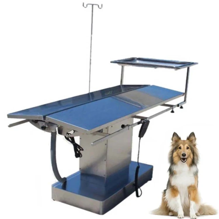 Veterinary equipment stainless steel V-type surgical operation table veterinary exam table