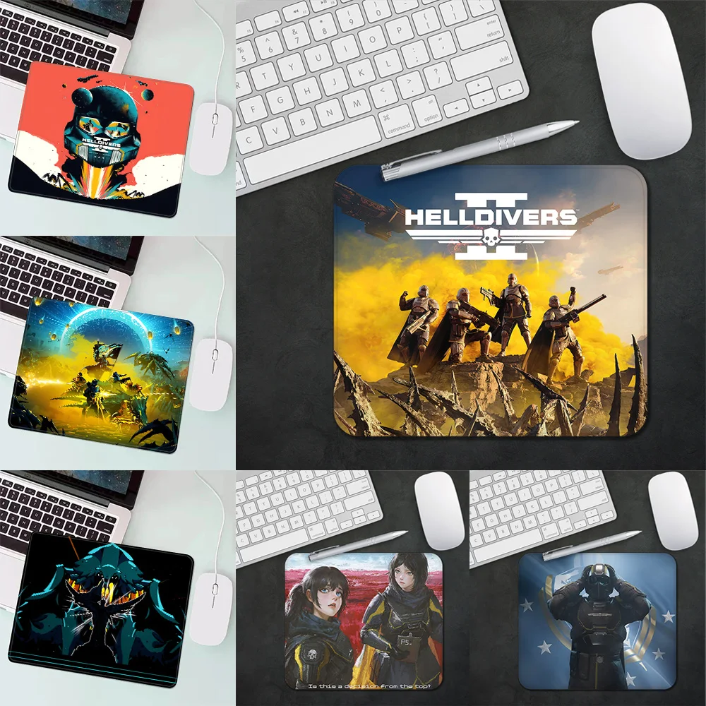 helldivers 2 Gaming Mouse Pad XS Small Mousepad For PC Gamer Desktop Decoration Office Mouse Mat Deskmat Rug