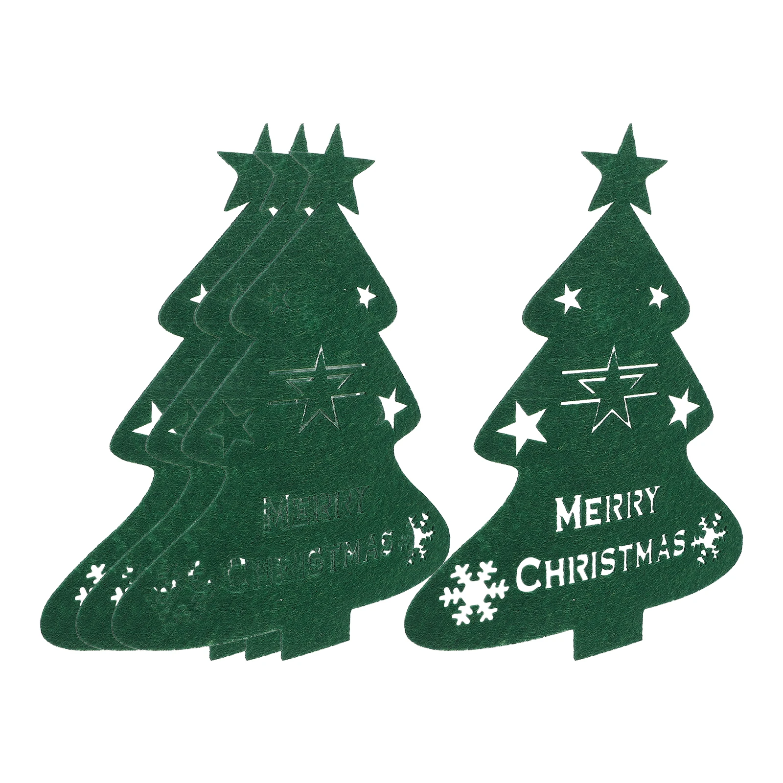

Christmas Tree Knife and Fork Suit Cutlery Holder Party Utensil Table Setting Friendsgiving Silverware