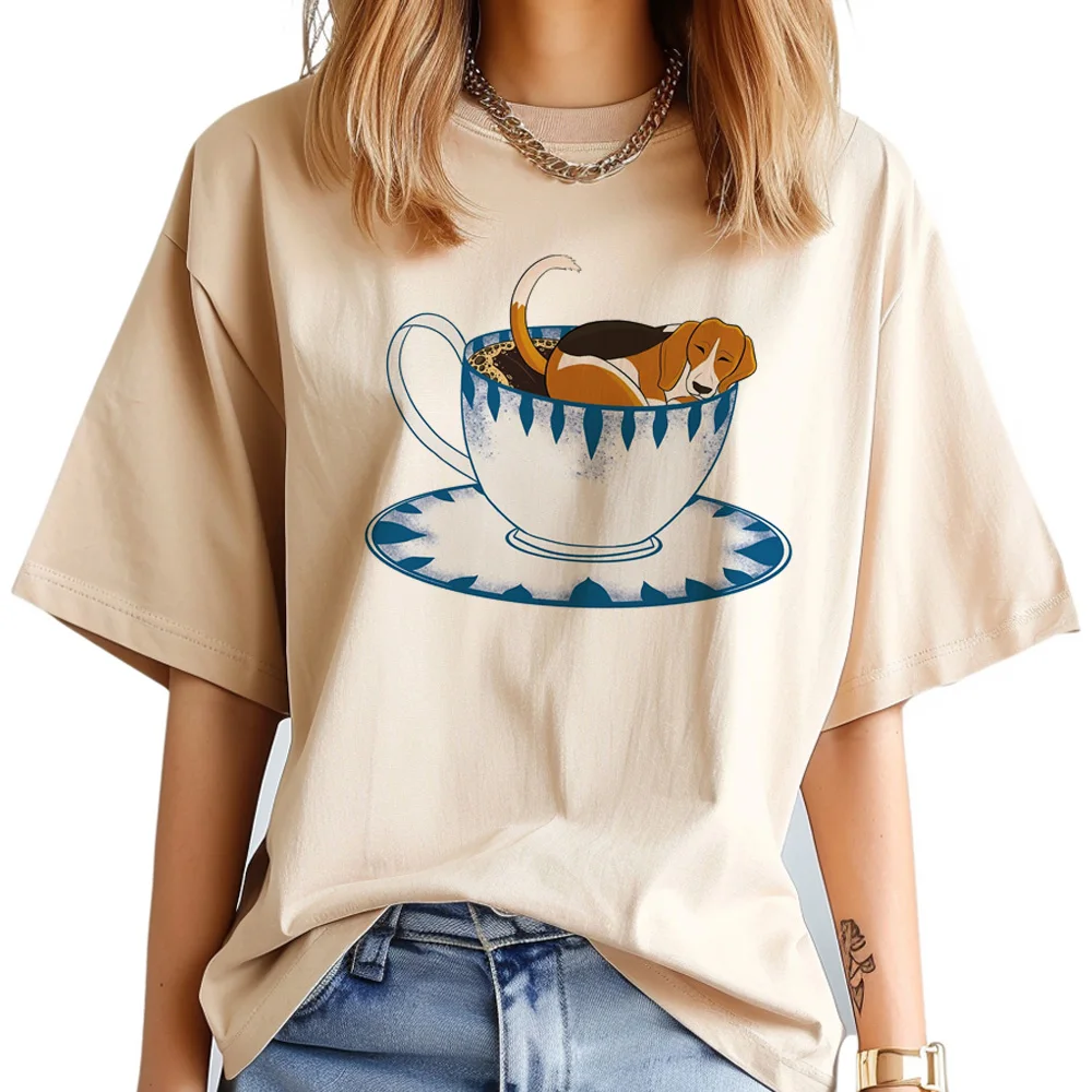 بيغل التي شيرت المرأة Y2K الصيف Topwomen Harajuku الملابس موضة الجرافيك بلايز الملابس الجمالية الصيف الشارع الشهير شخصية