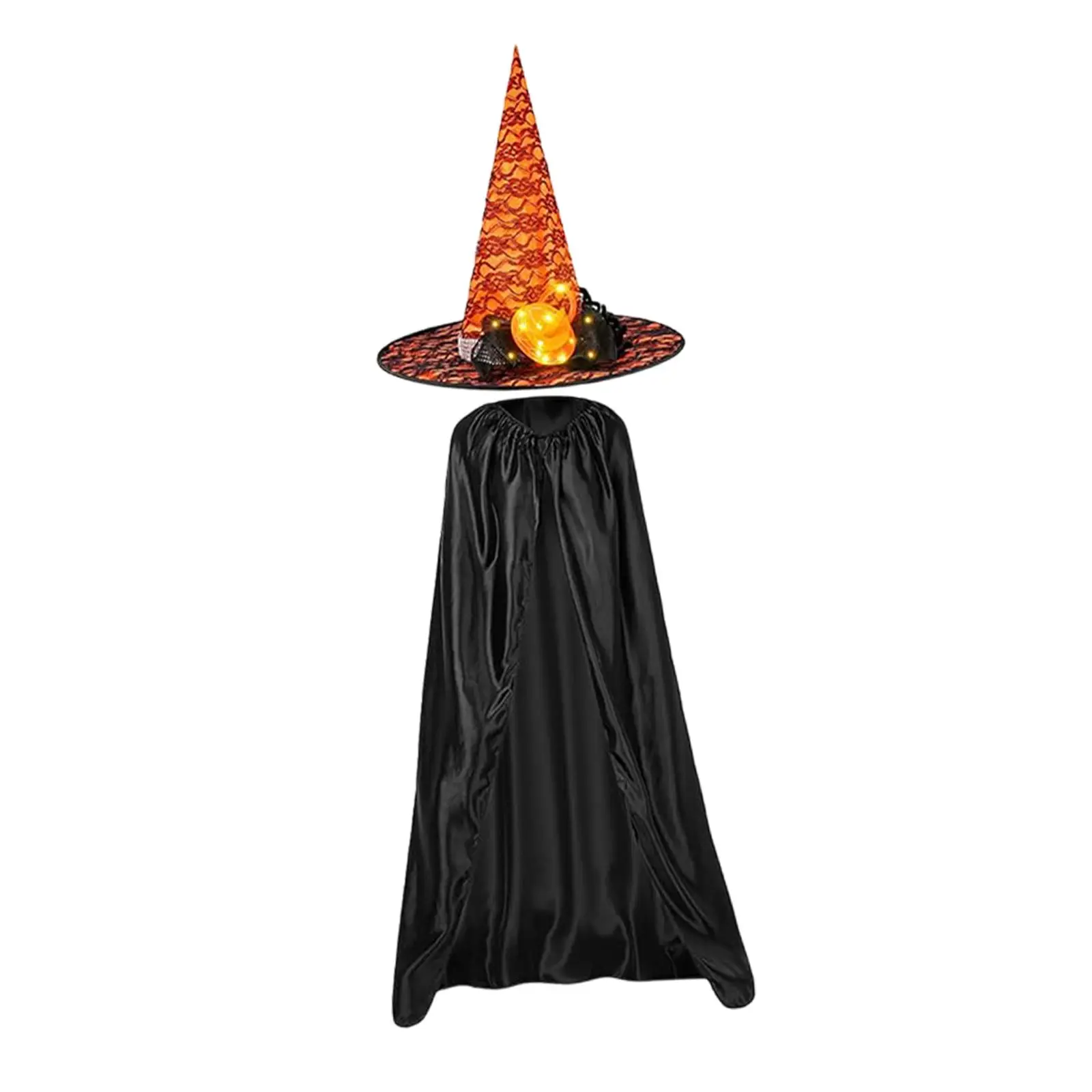 Halloween Heks Kostuum Set Voor Unisex Volwassenen Hoofddeksels Feestartikelen Outfits Voor Rollenspel Festival Feestjes Verjaardag