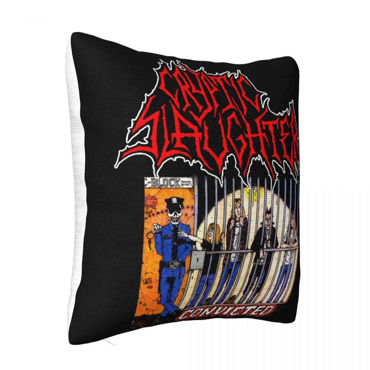 Cryptic Slaughter Convicted New Relapse Records Ts4320 Stylish Formal Chinese Style Basic Logo Adult Farmhouse Pillow Case