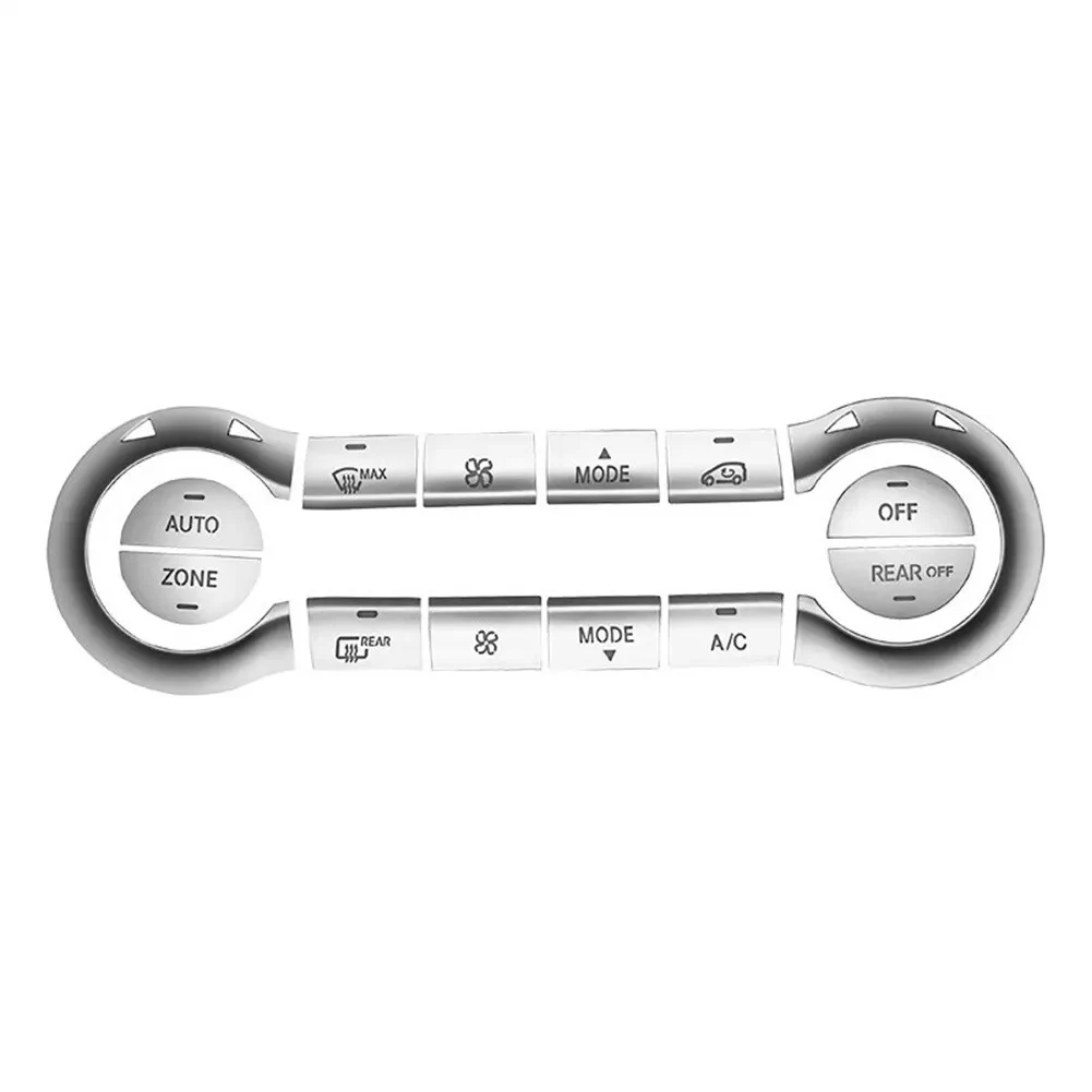 Central Air Conditioning Button Patch Silvery Air Conditioning Buttons-Trim For Mercedes C117 X156 For CLA GLA 200 250 2013-2018