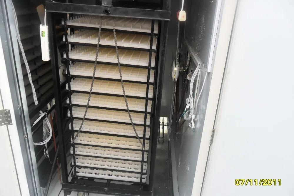 Business Industrial Incubators For Hatching Eggs 8000 Egg Incubator Automatic Egg Turning Full Automatic For Guinea Fowl Silver view 3