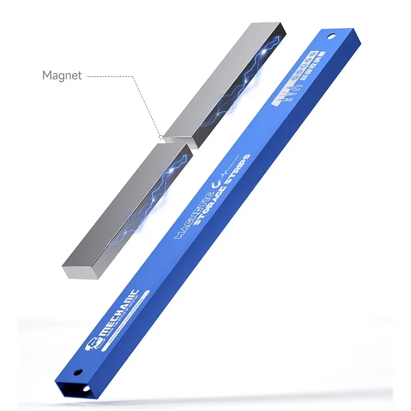 MECHANIC Waterproof Magnetic Absorption Bar Super Absorption Screwdriver Mobile Phone Fix Fixtures Kitchen Metal Storage Tools