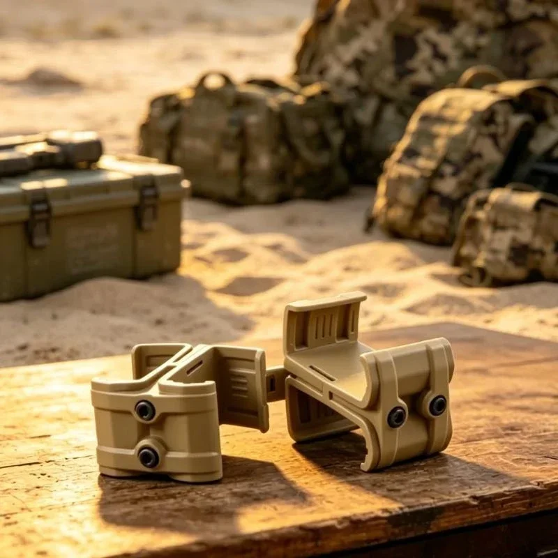 2026 New Tactical Outdoor Game Universal Mag Parallel Connector Double Magazine Coupler Clip Fit Standard M4 AR-15 Mod Accessory
