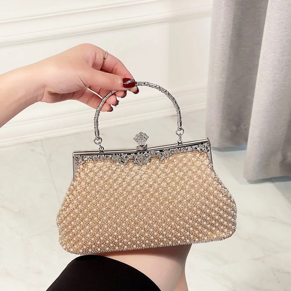 

Кошельки и сумки, роскошный дизайнерский кошелек-клатч ручной работы, жемчужное украшение, вечерние, свадебные, вечерние сумки, банкетная сумка
