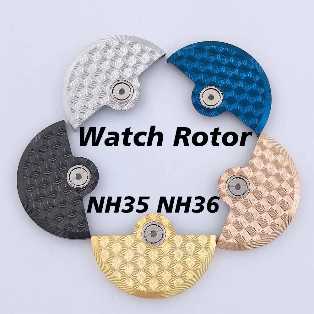 NH35/NH36 Movement Rotor Hammer Multicolor color for NH36 NH38 NH39 NH35 Movement Oscillating Weight Hammer Rotor
