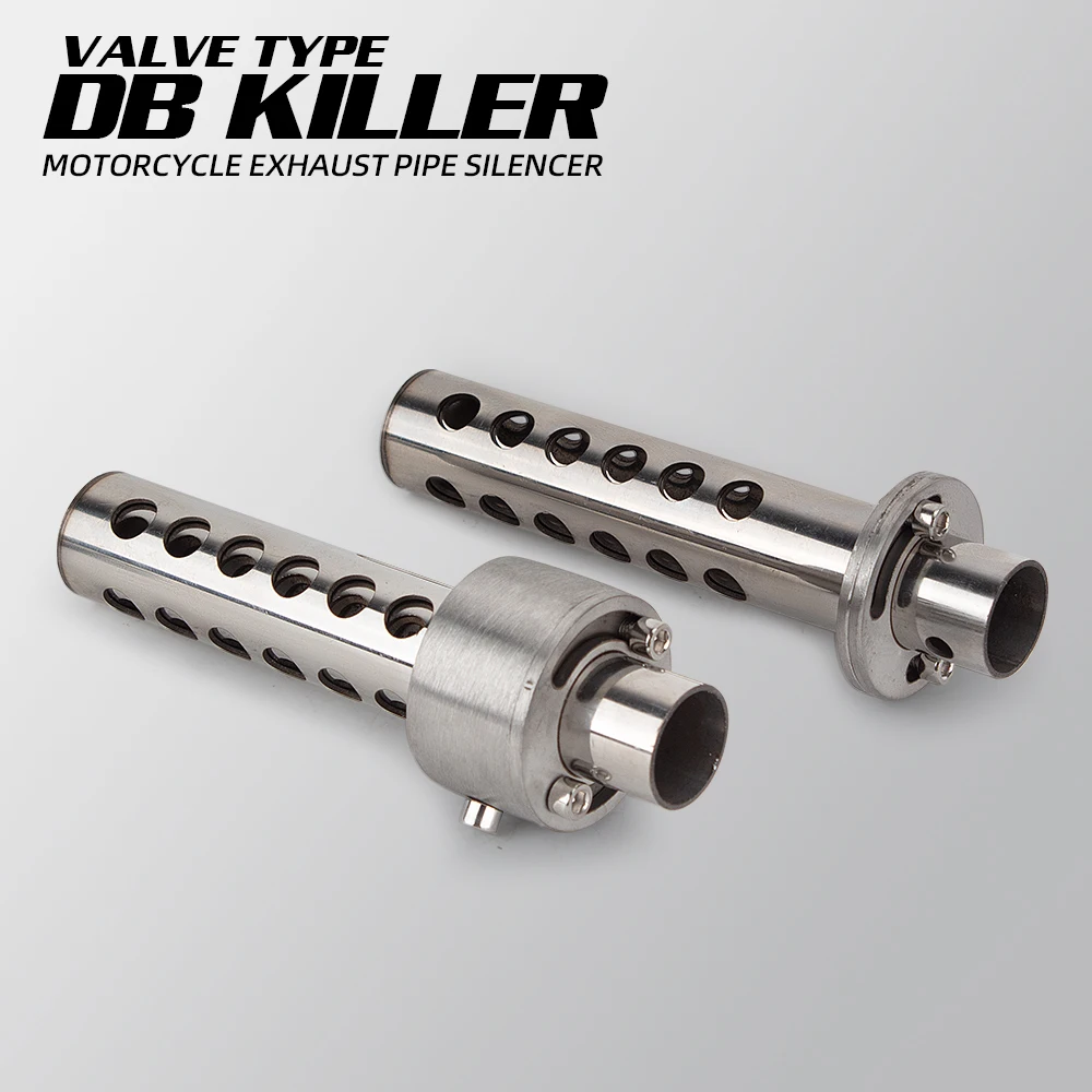 Universal 48MM 51MM Motorcycle Exhaust System Rotating Adjustable Motorcycle Exhaust Muffler Kit DB Killer Motorcycle Parts