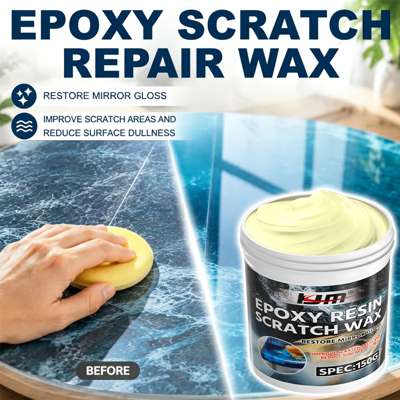 Epoxy Resin Scratch Repair Wax Remove Surface Haze Restore Mirror Shine Protective Coating For Car Paint Countertop Resin Table