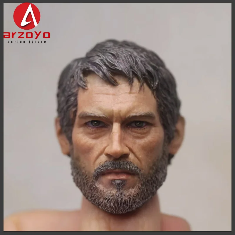 IN STOCK 1/6 Scale The Last Survivor Joel Head Sculpt Male Soldier Head Carving Model Fit 12'' Action Figure Body In Stock