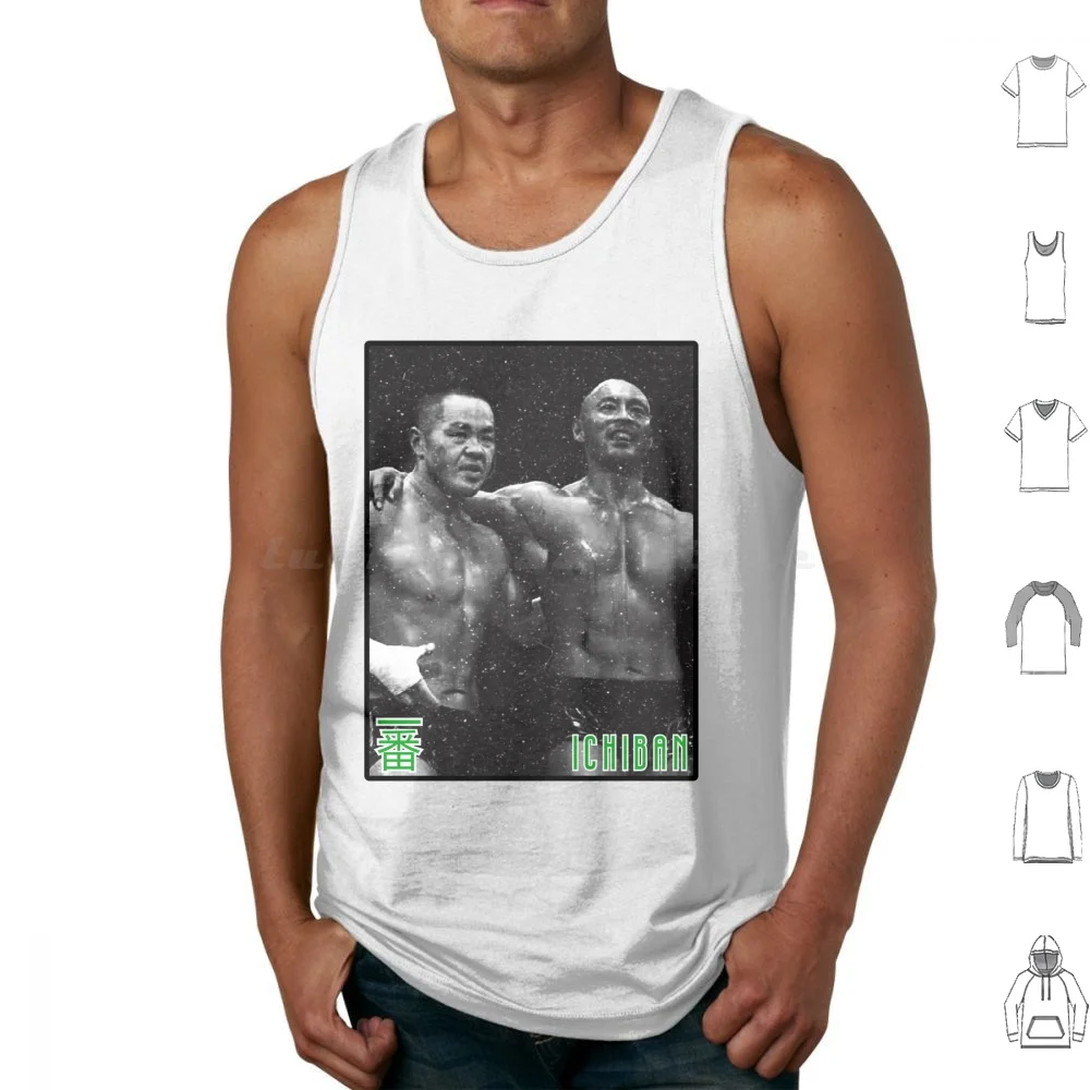 Ichiban Series 2-Gedo And Jado Tank Tops Vest Sleeveless Puroresu Japan Wrestling Prowrestling 80S 90S Vintage Retro