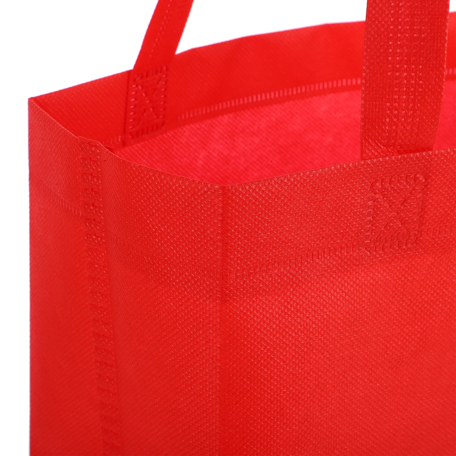 

30pcs Non-Woven Fabrics Shopping Bags Blank Solid-Color Tote Storage Portable Reusable Grocery Bag Foldable Large Capacity Tote
