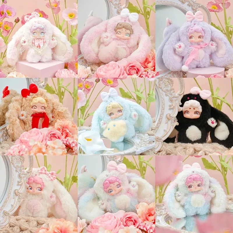 

Lucky DeerNai Goodnight Rabbit Series Vinyl Blind Box Mystery Box Cute Rabbit Action Figure Surprise Bag Pendant Decor Gift Toy