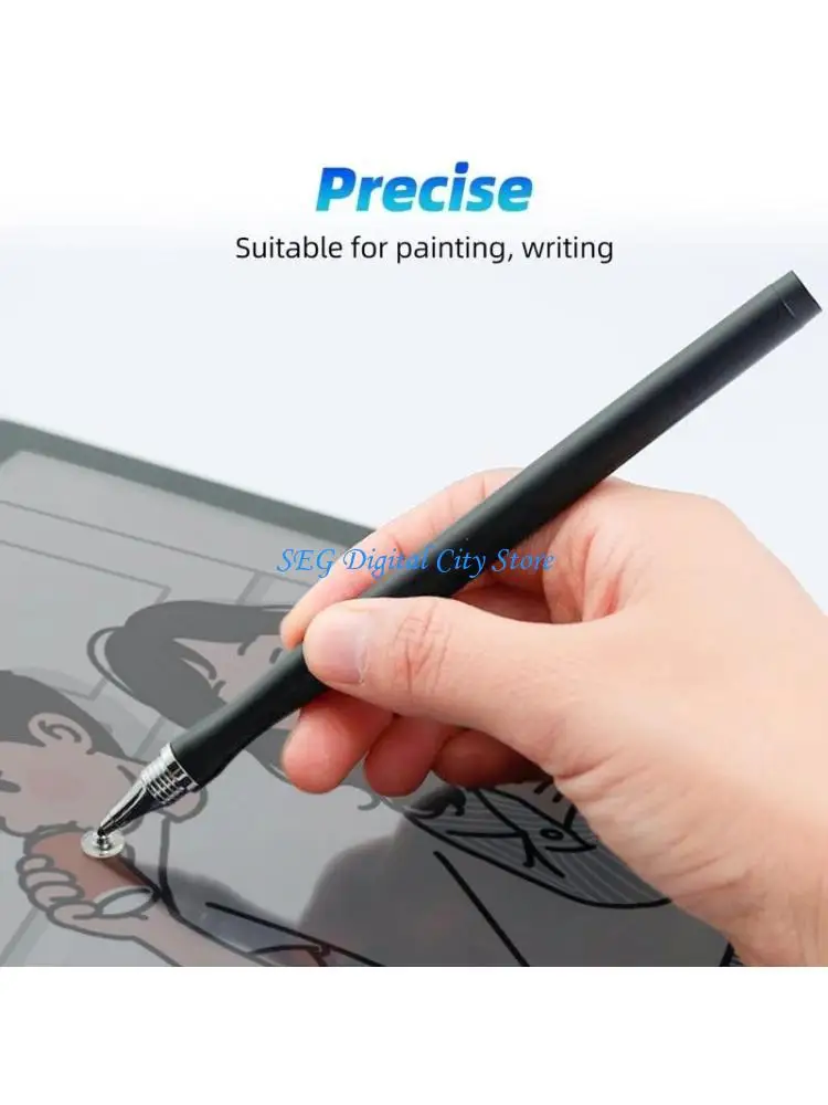 U75B Universal Capacitive Pen Double for Head Soft Nibs for Touches Screen  Tablets Pen