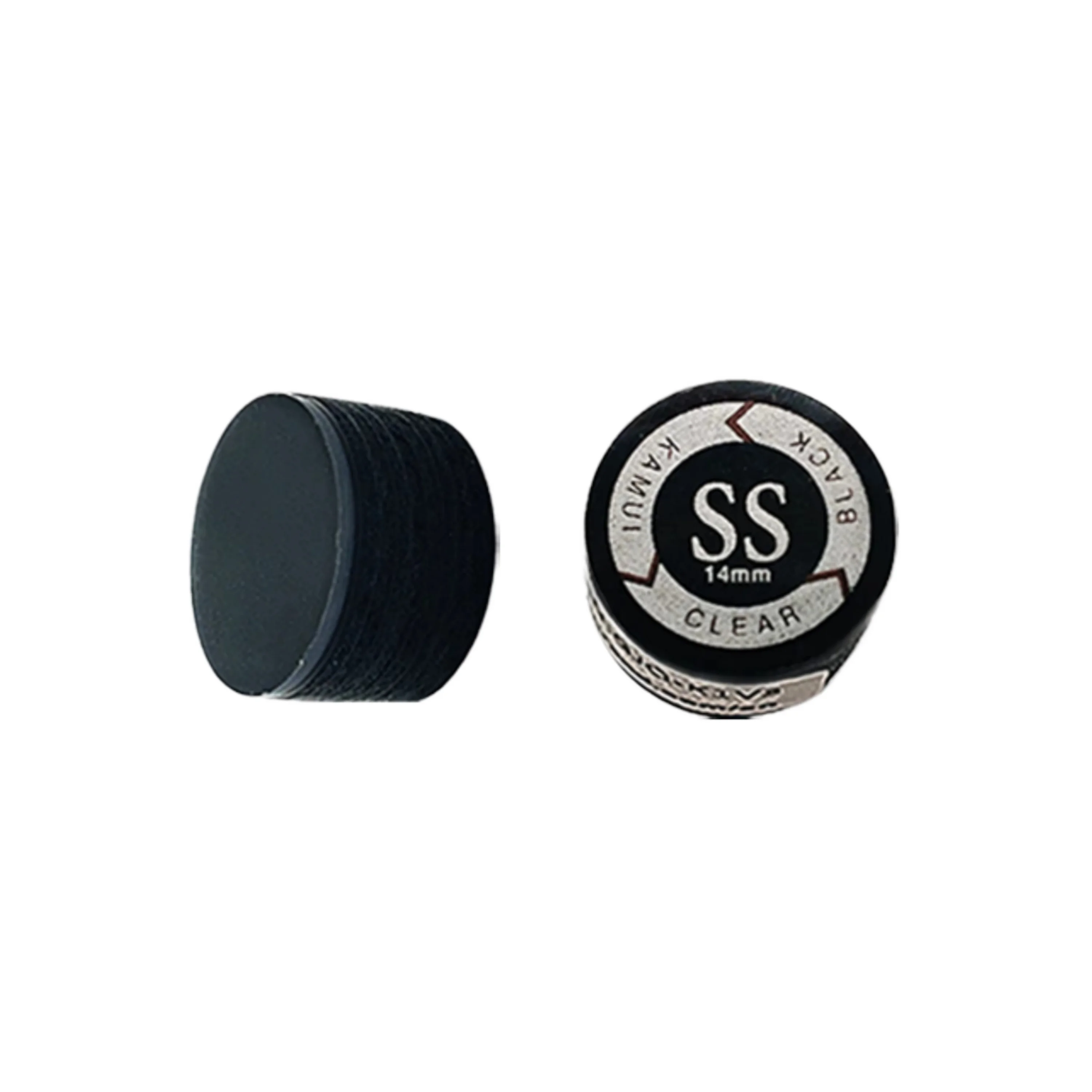 Professional 14mm Black Jassinry Clear Pool Cue Tips Original Transparent Cushion Snooker & Billiards Cue Sticks Ss/S/M/H Sizes