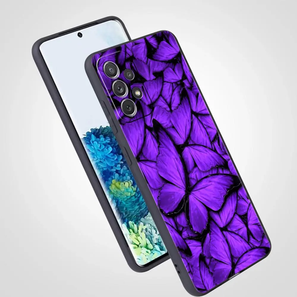 infinity on Purple Phone Case For Samsung Galaxy A13 A51 A71 A41 A31 A21S A11 A01 A03S A12 A32 A52 A22 A23 A33 A53 A73 5G Cover