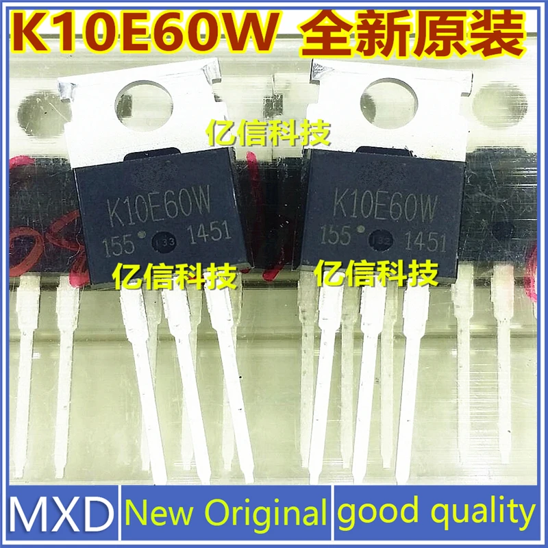 5Pcs/Lot New Original K10E60W 9.7A600V N Channel Field Effect Mostube TO220F Good Quality In Stock