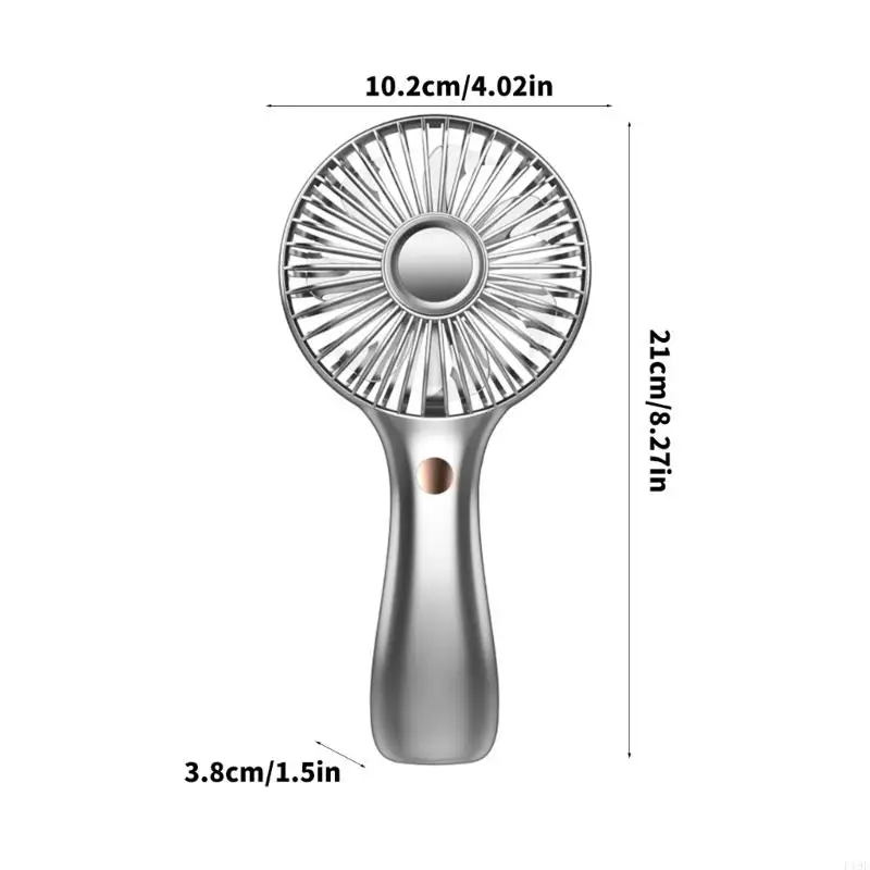 Handheld Cooling Fan USB Rechargeable With 6 Wind Mode Lightweighted For Daily And Home Use F19E
