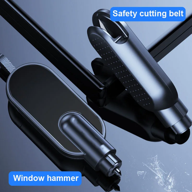 SEAMETAL Car Safety Hammer Auto Emergency Glass Window Breaker Seat Belt Cutter for Life-Saving Car Emergency Escape Tool