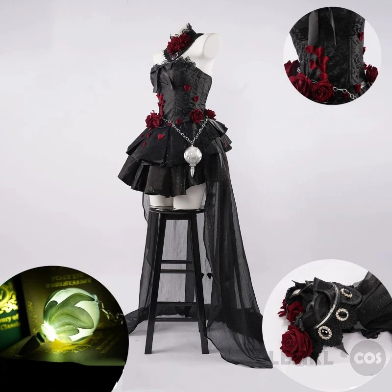 

Psychologist Cosplay Costume Everlasting Night Identity V Gothic Bride Vampire Wedding Dress Halloween Lolita