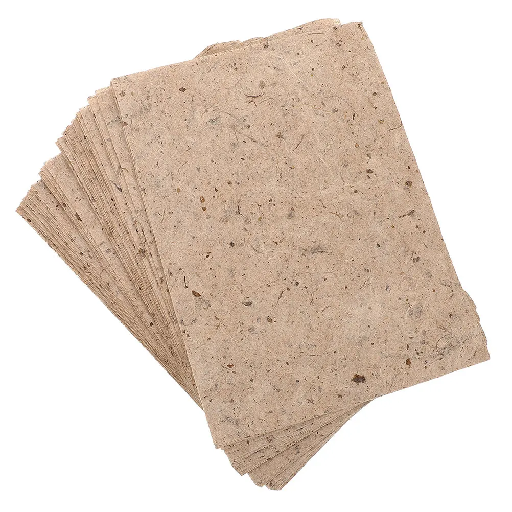 

20pcs Sheets Handmade Bark Paper For Decoupage Calligraphy Painting Scrapbooking Durable Rice Paper Eco Friendly Craft