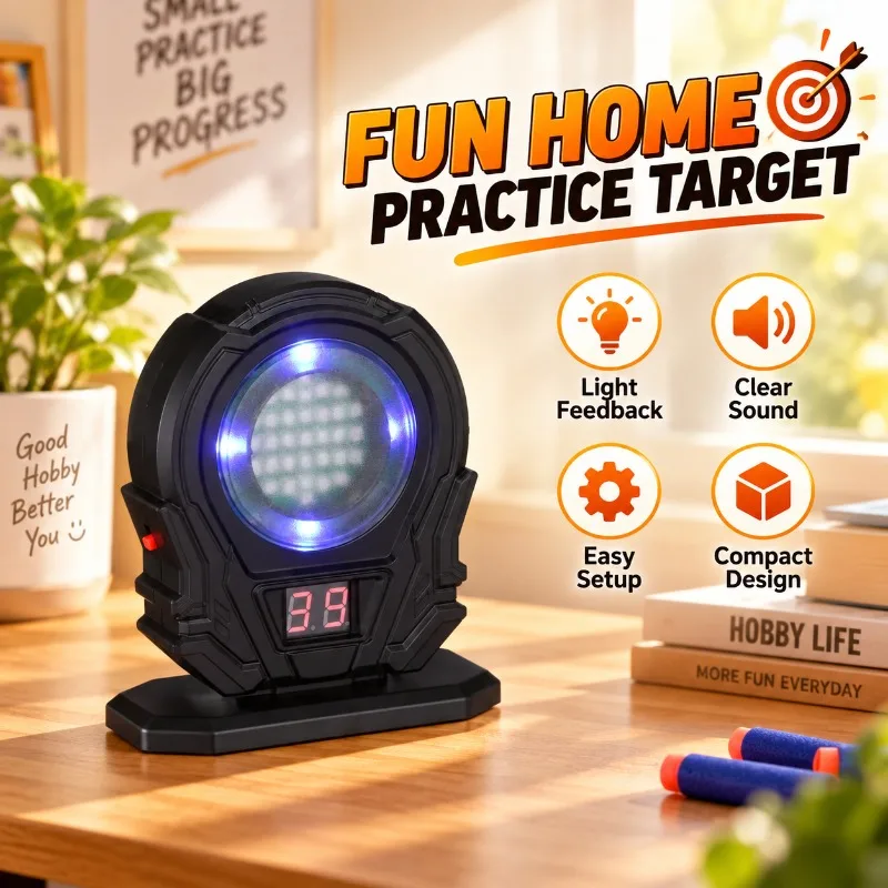 High Precision Sensing Receiver Target Sturdy Shell Digital Score Tracking Leisure Game Fitting