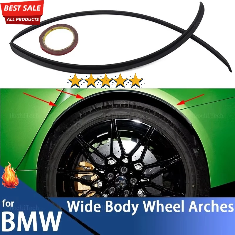 Komplettes 2-teiliges Kotflügel-Bodykit, Radlaufschutz, Schmutzfänger für Benz/BMW E60 E82 E93 F34 F35 G20 G15 (Länge 23-150cm) – Detail 1