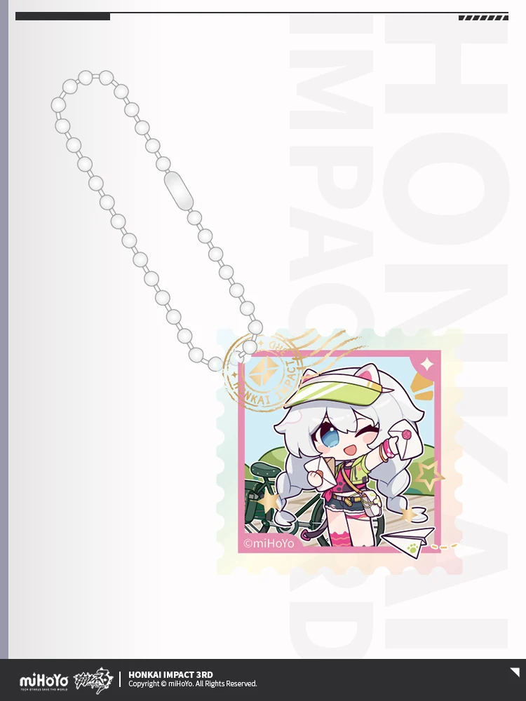 in Presale Honkai Impact 3 Official Merch miHoYo Original Acrylic Keychain Pendant cosplay Fan Gift Karin Kiana Bronya