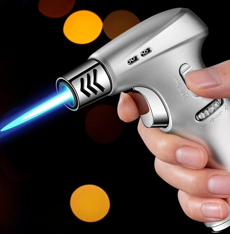 

Handheld Welding Gun Windproof Lighter Moxibustion Cigar Baking Spray Gun Igniter Cigarette Accessories