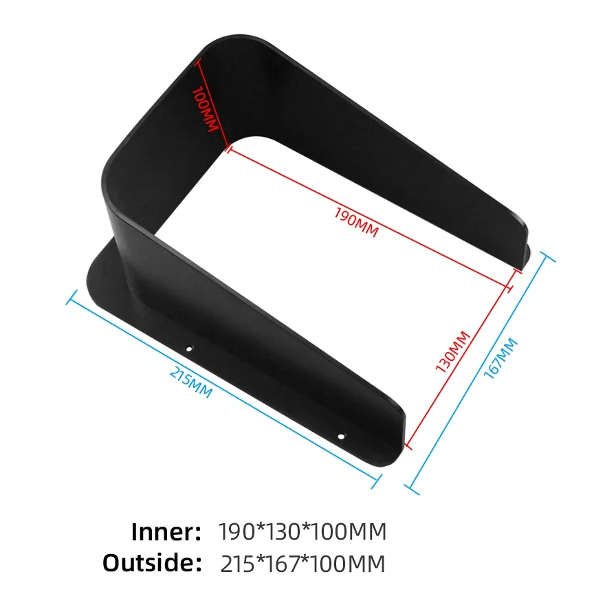 5YOA Rainproof Cover Waterproof Case Plastic Rain Protector Protection for Access Control Keypad Doorbell Card Reader Sun Shell