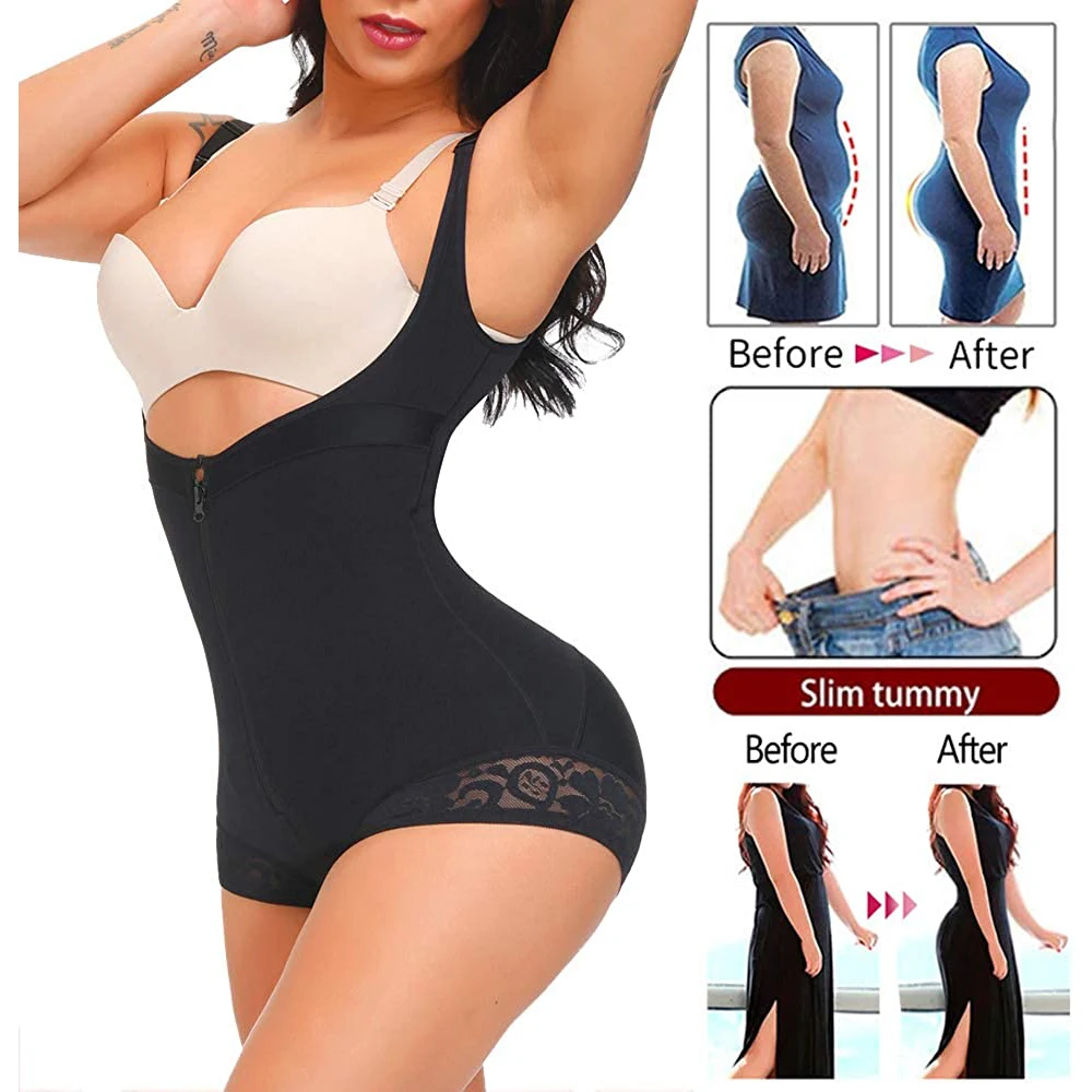 Body Shapewear Women Belly Slimming Sheath Fajas Colombians Postpartum Shaper Waist Trainer Corset Bodysuit Reductive Girdles