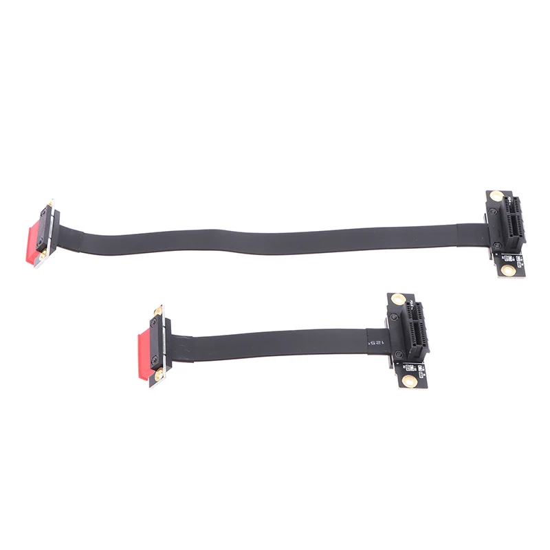 1Pcs PCI-E 3.0 1X Riser Cable Dual 90 Degree Right Angle PCIe 3.0 X1 To X1 Extension Cable 8Gbps PCI Express 1X Riser Card