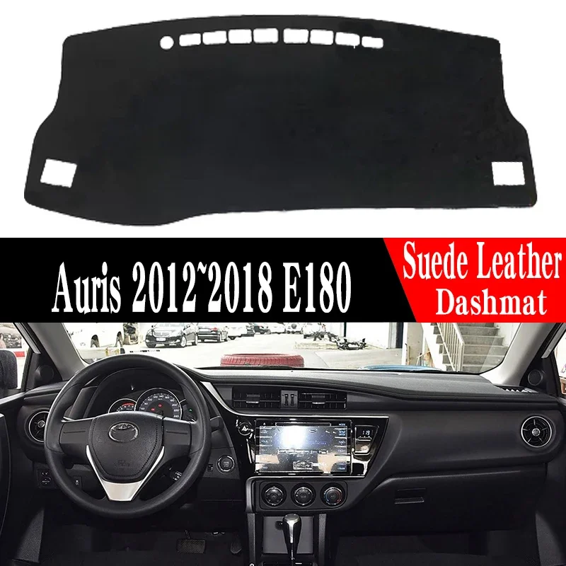 

Коврик на приборную панель из замши и кожи для Toyota Auris 2012-2018 E180, Scion iM, Corolla
