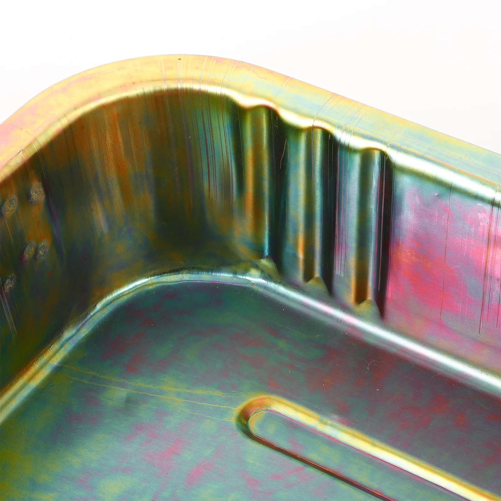 

Oil Drain Pan Steel Reusable Waste Engine Oil Tray Multifunction Container for Car and Motorcycle Drip Pan for Car