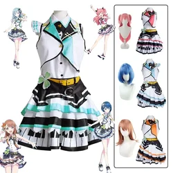 Colorful Stage Anime MORE MORE JUMP Hanasato Minori Cosplay Wig Kiritani Haruka Momoi Airi Hinomori Cos Shizuku