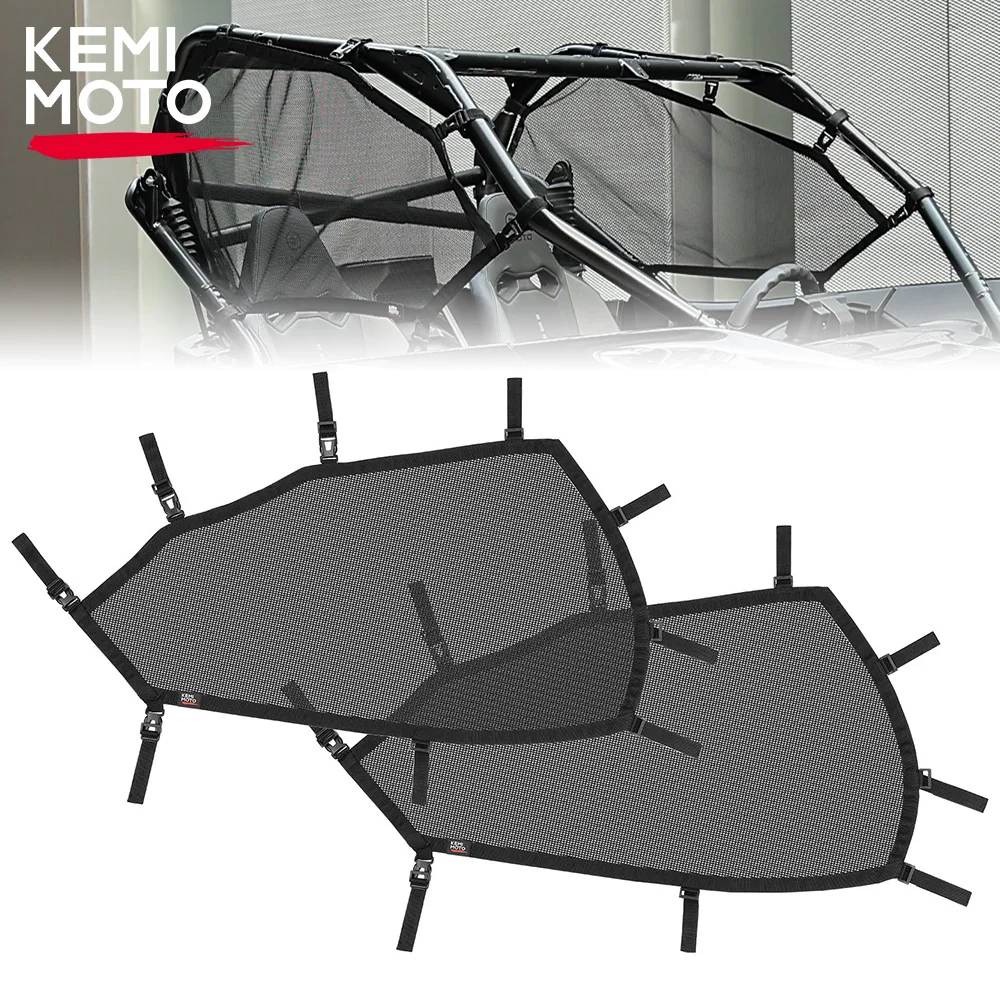 

KEMIMOTO UTV Left Right Window Nets Mesh Guard for Cfmoto for CF MOTO ZForce 1000 Sport 950 HO EX 2020-2024