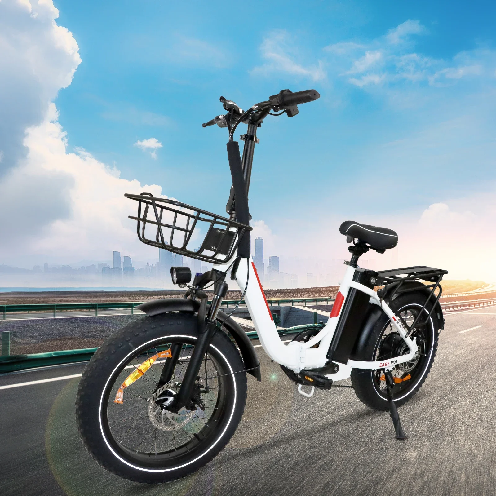 Off-road Electric Bicycle 250W 500W 1000W High Speed Motor Electric Bike 48V13Ah Removable Battery Fat Tire 20inch Ebike EUStock