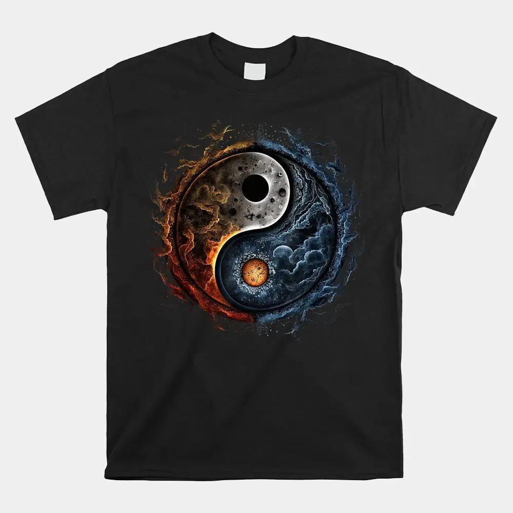 HOT SALE!! Yinyang Yoga Zen  Meditation T-shirt Size S-5XL  High Quality 100%Cotton Short Sleeve