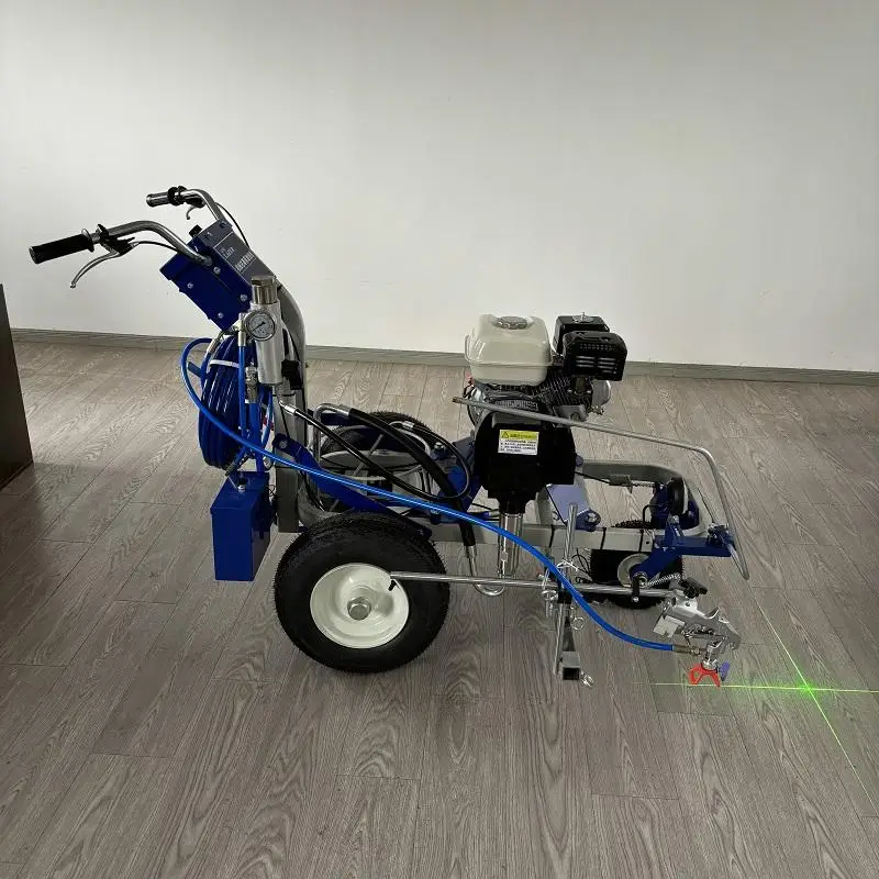 Thermoplastic Line Striping Machine Walk Behind Road Marking Machine with Gas Powered Engine for Highway Traffic Striping