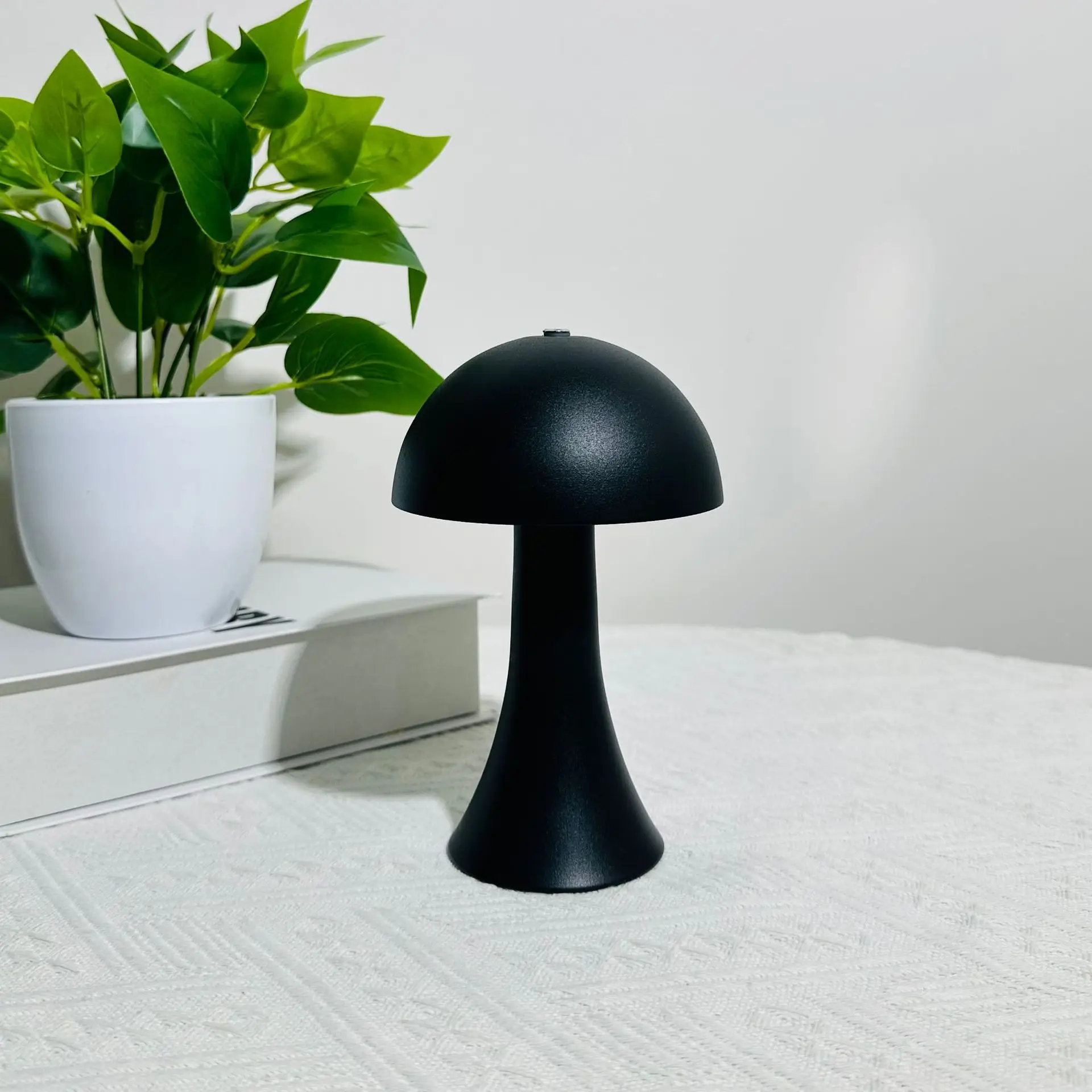 KFV LED Tafellamp Touch Sensor Bureaulamp Oplaadbaar Retro Paddenstoel Nachtlampje Voor Thuis Slaapkamer Restaurant Decoratieverlichting