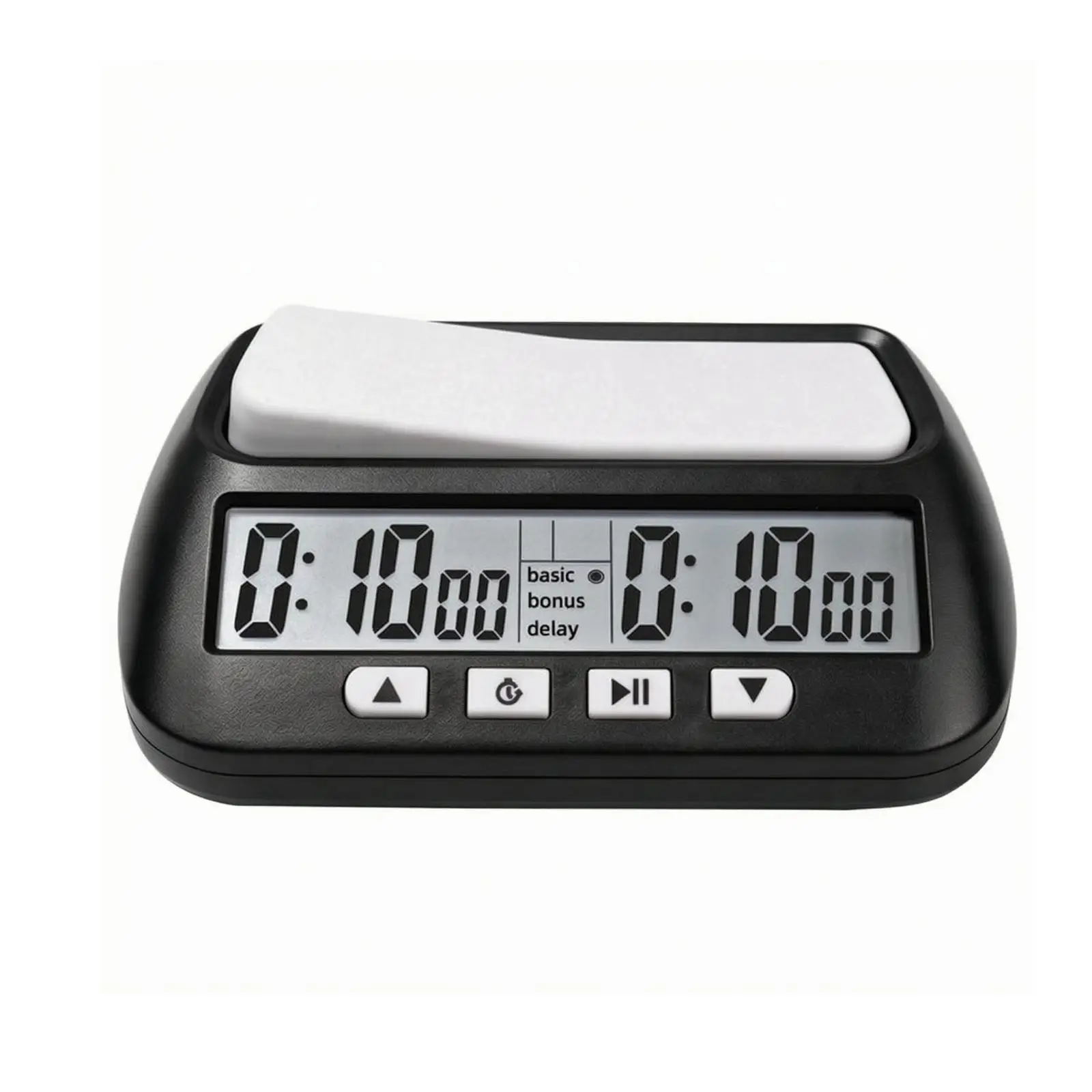 Professional Chess Timer Clock Digital Dual Time Display for Chess Go Checkers with Pause Function and Move Counter