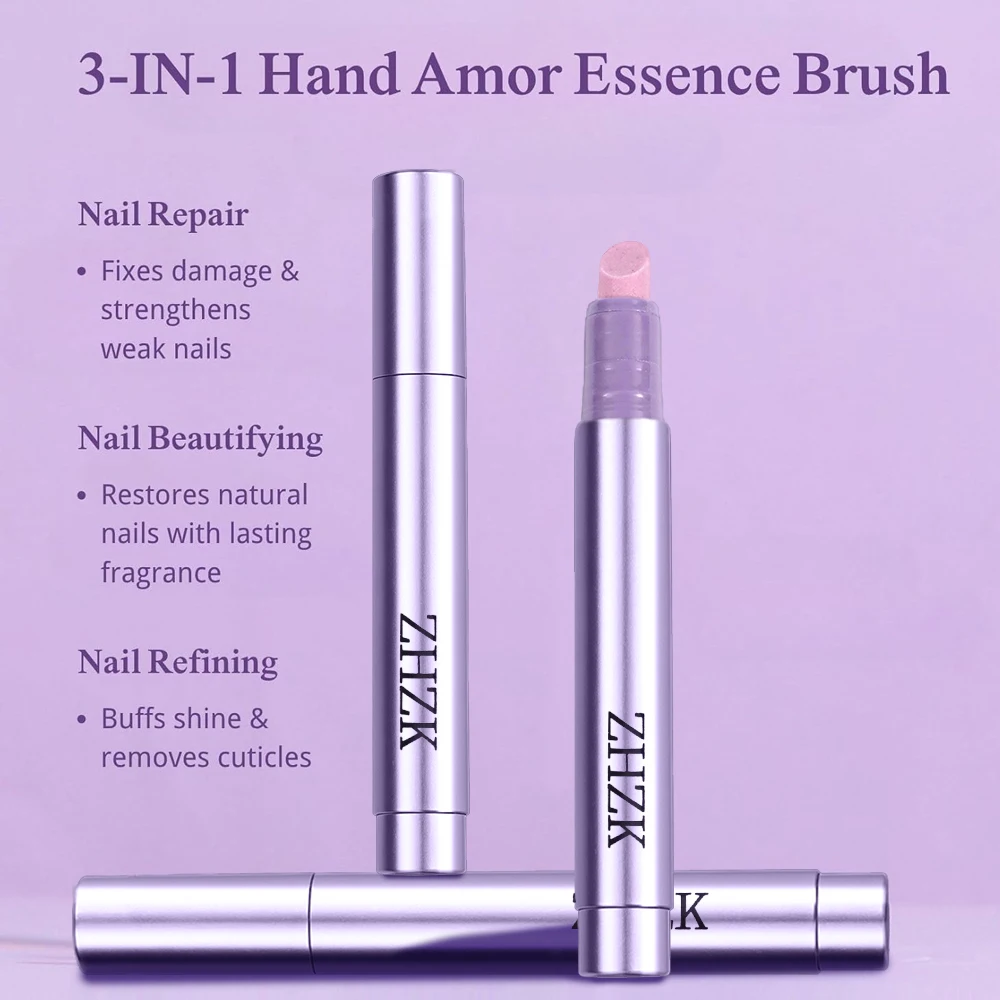 1/2/3 Stück 3-in-1 Nagelhautöl-Stift, Entferner für abgestorbene Haut und Hängenägel, Nagelhautschieber, Maniküre-Stärkungswerkzeug, Pflegewerkzeug für beschädigte Nägel TB – Detail 7